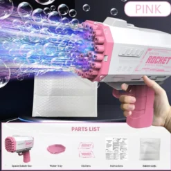 40-håls bubbelpistol för barn - fest och bröllop