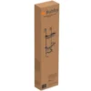 Hängande duschhylla 3 hyllor aluminium silver med sugkopp 63 cm