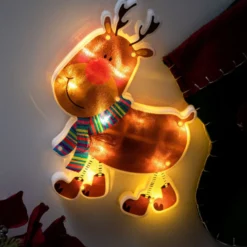 Hängande LED-ren dekoration med sugpropp, batteridriven 23 cm