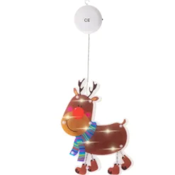 Hängande LED-ren dekoration med sugpropp, batteridriven 23 cm