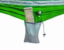 Hängmatta för camping med fodral och karbinhakar