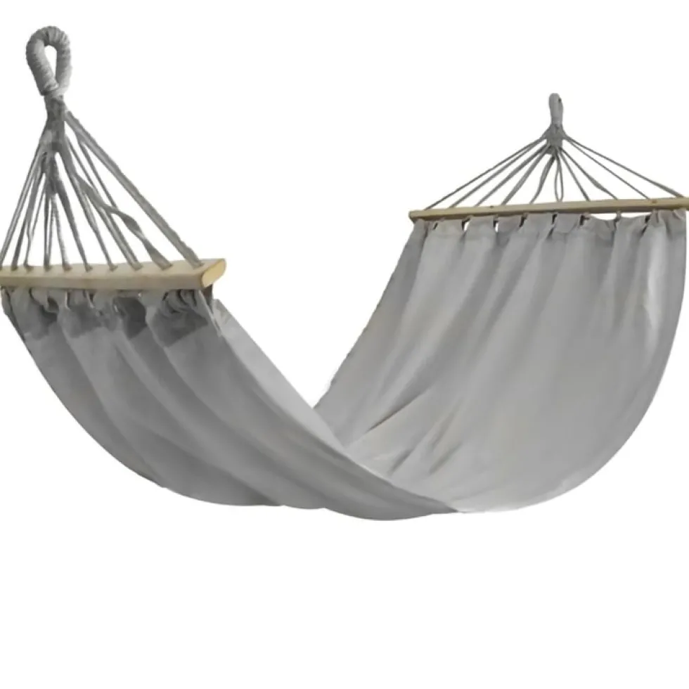 Hängmatta med stativ 200x100 cm