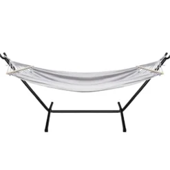 Hängmatta med stativ 200x100 cm