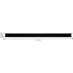 Hängmatte- och gungfäste kit 152 cm nylonrep 150 kg, 2-pack