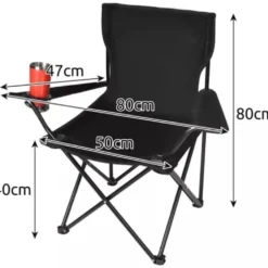 Hopfällbar campingstol
