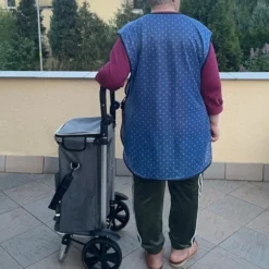 Hopfällbar shoppingvagn med väska 40L