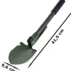 Hopfällbar spade / hacka / såg för camping