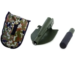 Hopfällbar spade / hacka / såg för camping