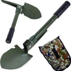 Hopfällbar spade / hacka / såg för camping
