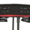 Hopfällbart campingbord 72 cm med dryckeshållare & transportväska