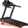 Hopfällbart löpband 14 km/h – tyst 3,0 HK-motor, pulssensor, max 136 kg