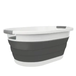 Hopfällbar tvättkorg / Vikbar balja 25 L