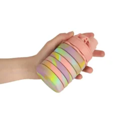 Hopfällbar vattenflaska med karbinhake 500 ml