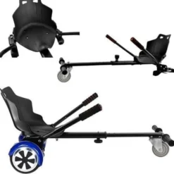 Hoverkart med justerbar sits för hoverboard