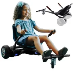 Hoverkart med justerbar sits för hoverboard