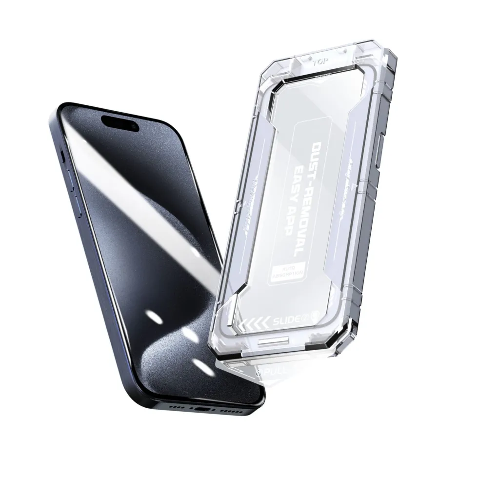 Härdat glas skärmskydd för Samsung Galaxy S24 Ultra – 9H reptåligt, enkel, bubblfri montering