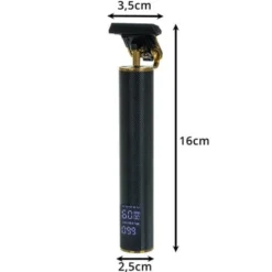 Hår- och skäggtrimmer 1–6 mm med 6 kammar, USB-C, 600 mAh