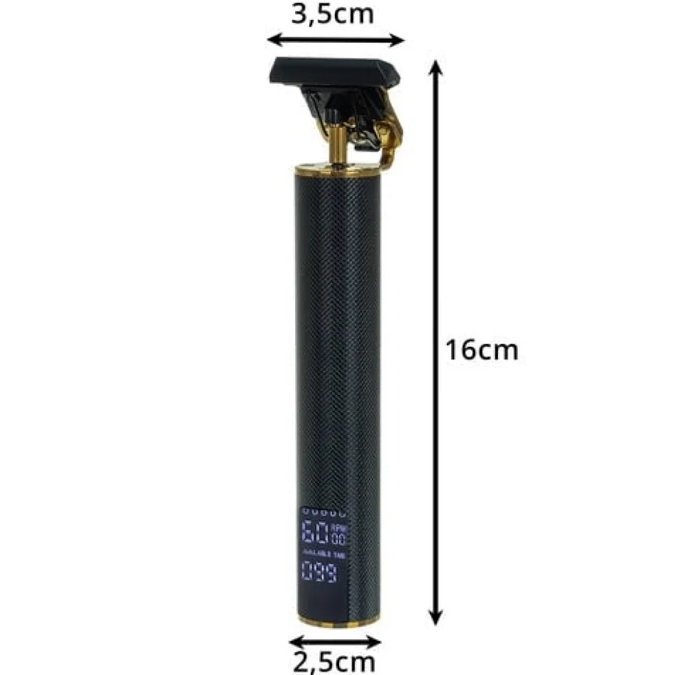 Hår- och skäggtrimmer 1–6 mm med 6 kammar, USB-C, 600 mAh