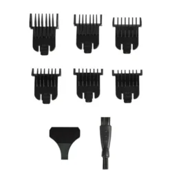 Hår- och skäggtrimmer 1–6 mm med 6 kammar, USB-C, 600 mAh