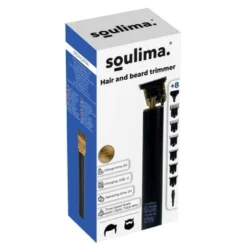 Hår- och skäggtrimmer 1–6 mm med 6 kammar, USB-C, 600 mAh