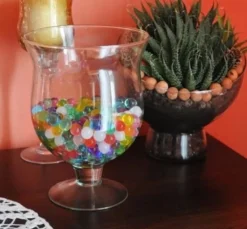 Hydrogelkulor för blommor/växter blandade färger 20 påsar x 5g