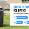 IceBuddeye Isbadkar – Portabel Kallvatten-terapibad för Återhämtning & Välmående Ø 80 cm