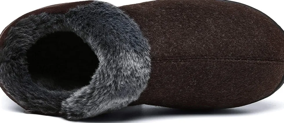 Inneskor / Innetofflor - Mörkbruna storlek 44-47
