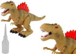 Interaktiv dinosaurieleksak 35 cm med ljud, ljus och ånga, från 3 år