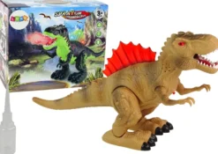 Interaktiv dinosaurieleksak 35 cm med ljud, ljus och ånga, från 3 år