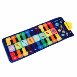 Interaktiv musikdansmatta för barn med 8 instrument och 10 melodier