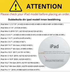 iPad fodral 10.2 2021/2020/2019 / Air 3 / Pro 10.5 skal skydd