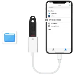 iPhone adapter för USB Lightning OTG