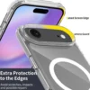 iPhone 17 Air Magnetiskt Mobilskal Magsafe Kompatibel Genomskinligt
