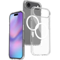 iPhone 17 Air Magnetiskt Mobilskal Magsafe Kompatibel Genomskinligt