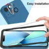 iPhone 15 [9-PACK] 6x Härdat glas + 1x Silkon Skal TPU +Ram
