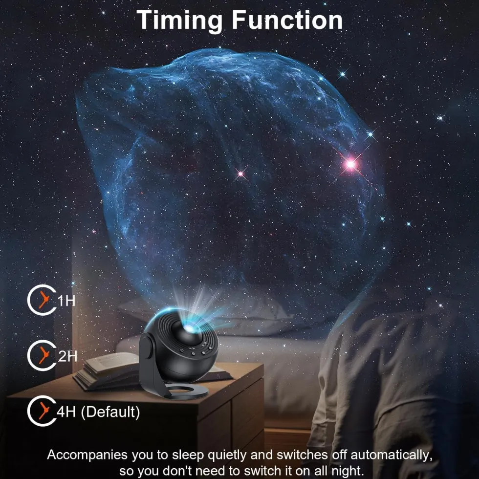 13-i-1 Planetarium LED Galaxy Lampa med Stjärnhimmel