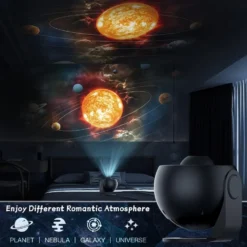 13-i-1 Planetarium LED Galaxy Lampa med Stjärnhimmel