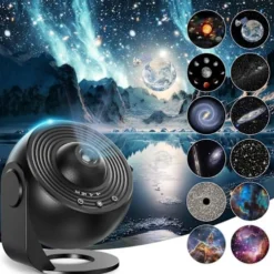 13-i-1 Planetarium LED Galaxy Lampa med Stjärnhimmel