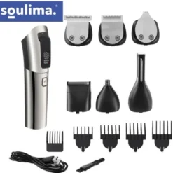 8-i-1 rakapparat & trimmer för hår/skägg/kropp, USB-C, IPX6