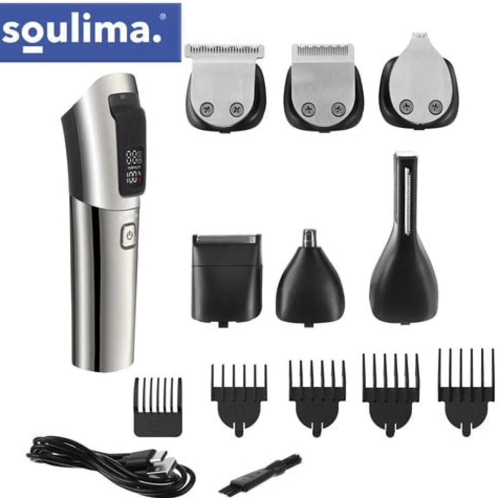 8-i-1 rakapparat & trimmer för hår/skägg/kropp, USB-C, IPX6