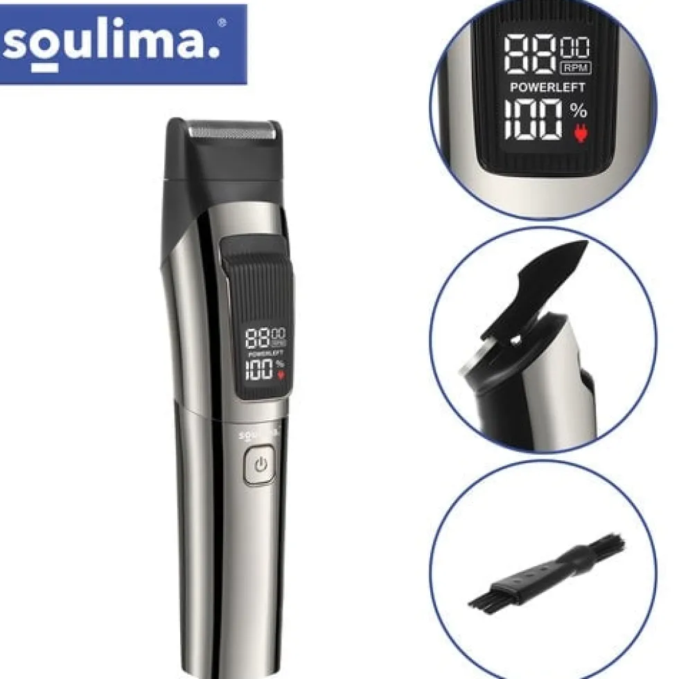 8-i-1 rakapparat & trimmer för hår/skägg/kropp, USB-C, IPX6