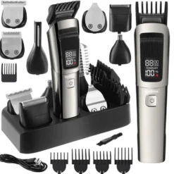 8-i-1 rakapparat & trimmer för hår/skägg/kropp, USB-C, IPX6