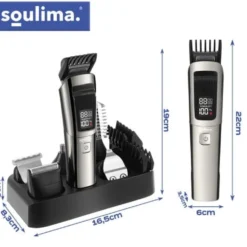 8-i-1 rakapparat & trimmer för hår/skägg/kropp, USB-C, IPX6