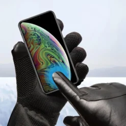 Isolerade Telefonhandskar i PU-läder för Män