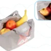 Isolerad lunchväska för snacks i polyester, rävmotiv 21,5x14,5x15,5 cm