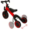 3-i-1 trehjuling/balanscykel med pedaler 18 mån-4 år max 30 kg