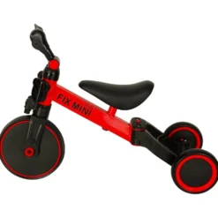 3-i-1 trehjuling/balanscykel med pedaler 18 mån-4 år max 30 kg