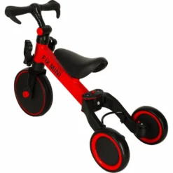 3-i-1 trehjuling/balanscykel med pedaler 18 mån-4 år max 30 kg