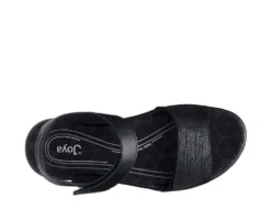 Joya Flores black sandal, dam