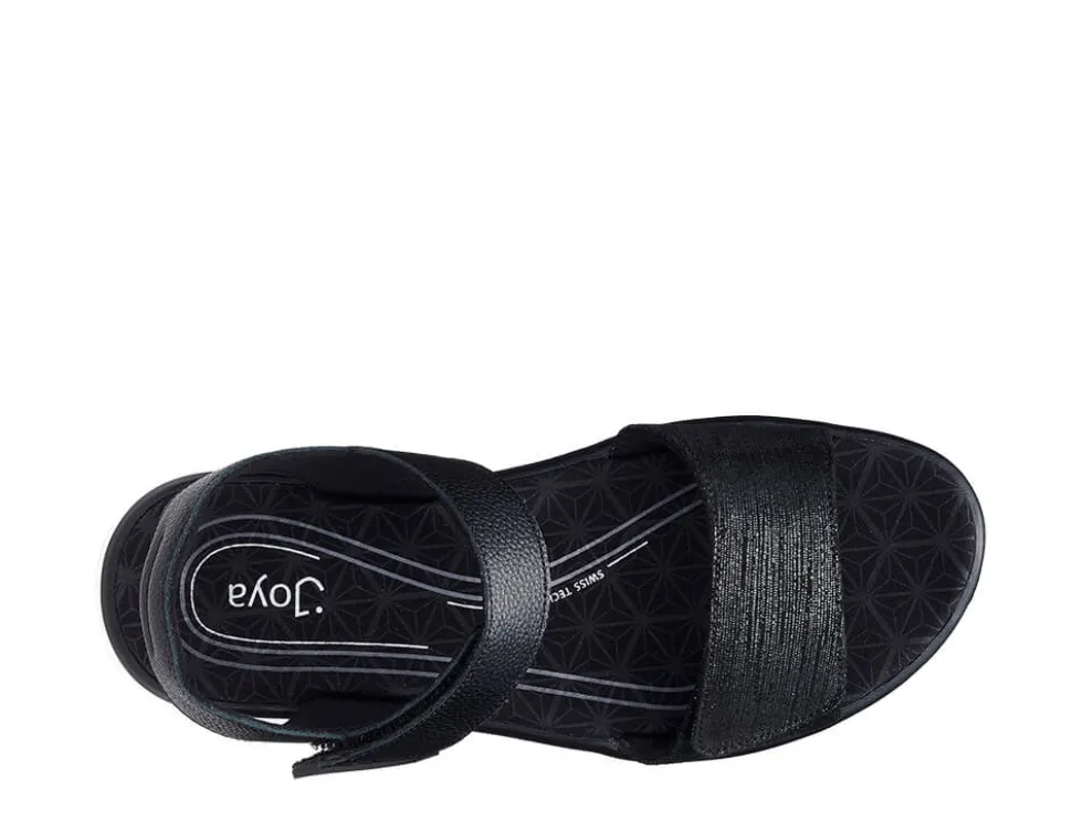 Joya Flores black sandal, dam